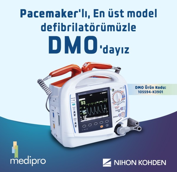 DEFİBRİLATÖR CİHAZI İLE DMO'DAYIZ